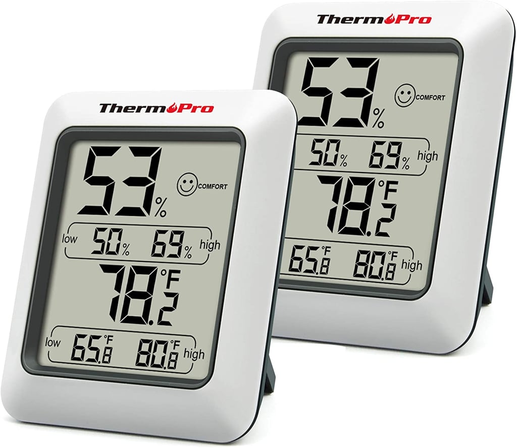 ThermoPro 2 Pieces Digital Hygrometer Indoor Thermometer