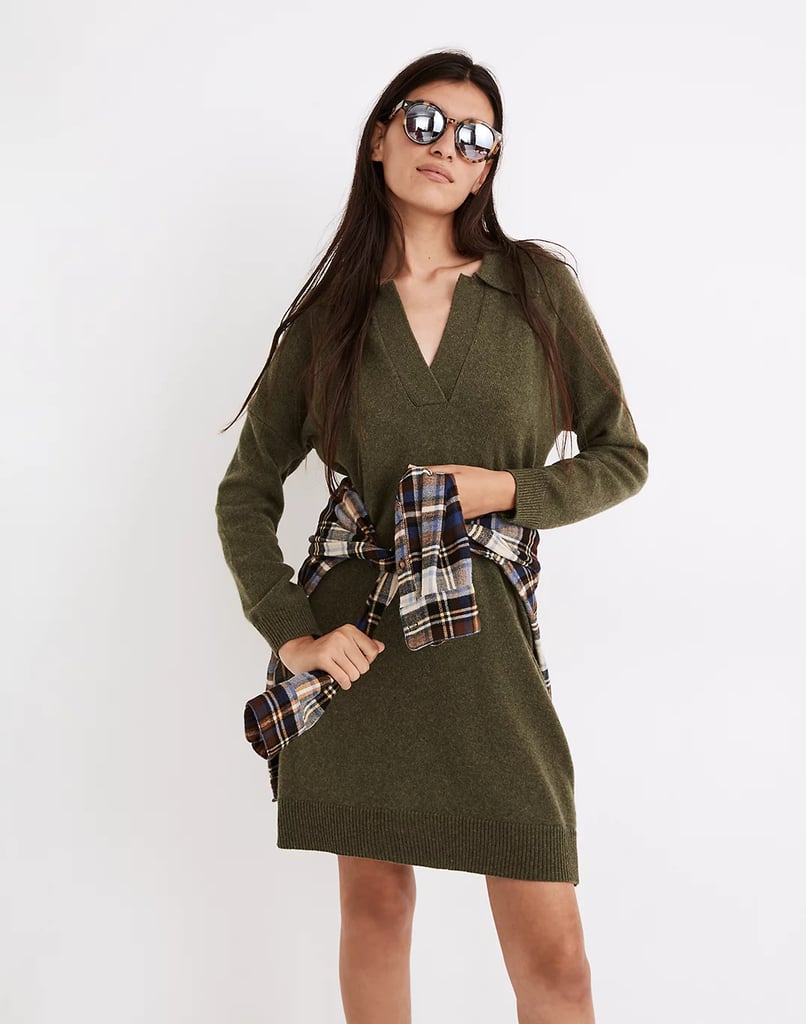 For Sporty Vibes: Polo Sweater Dress