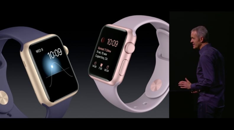 Apple's presentation of the gold and rose gold finishes