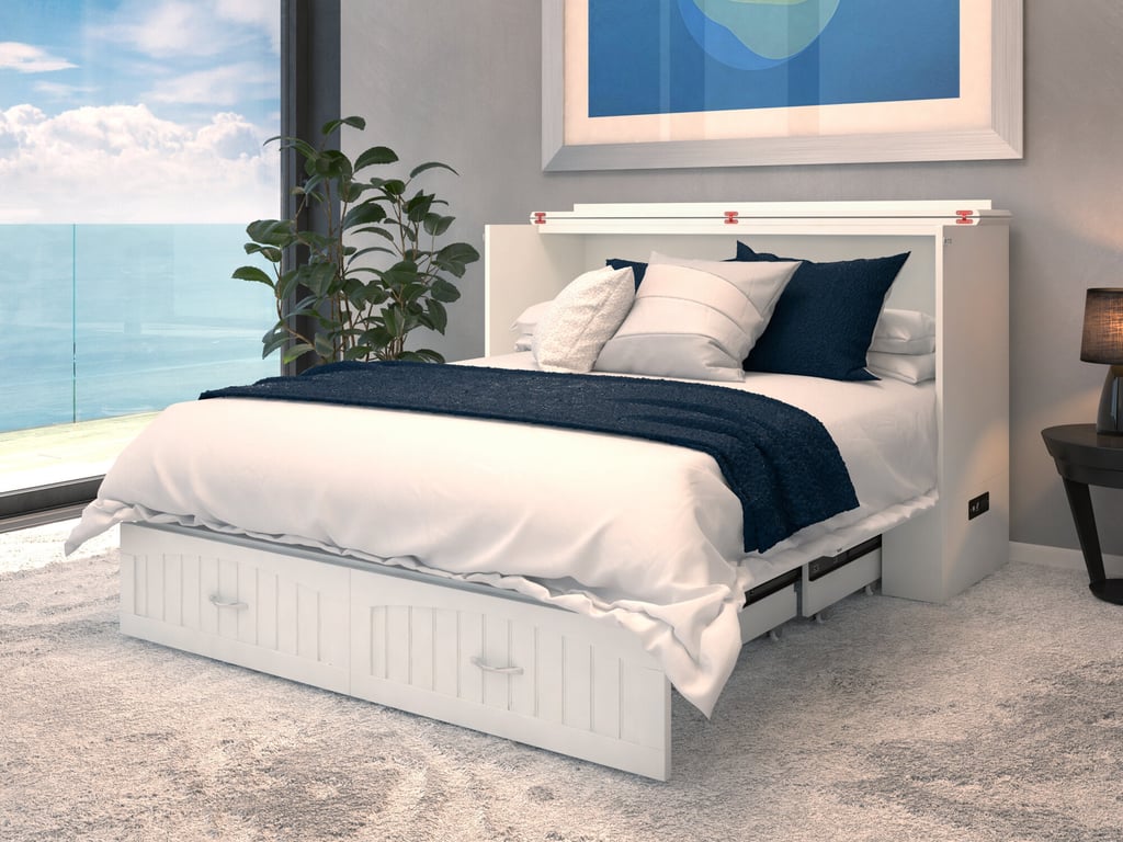 murphy bed with tempurpedic mattress