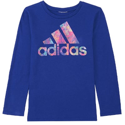 Girls' adidas Splatter Graphic Logo Tee