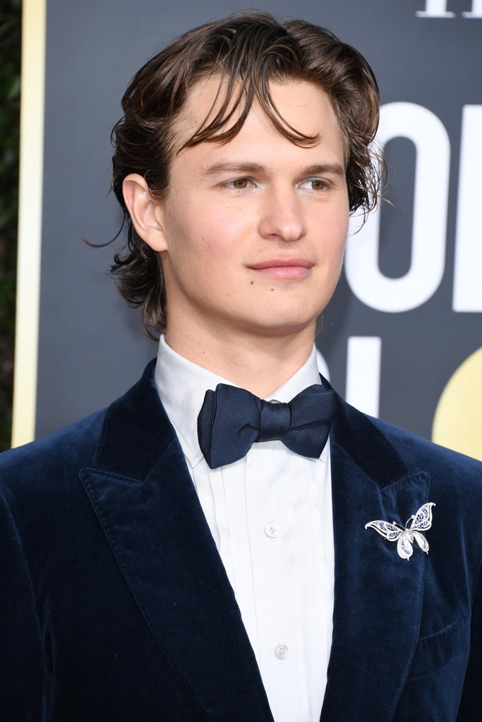 Ansel Elgort at the 2020 Golden Globes