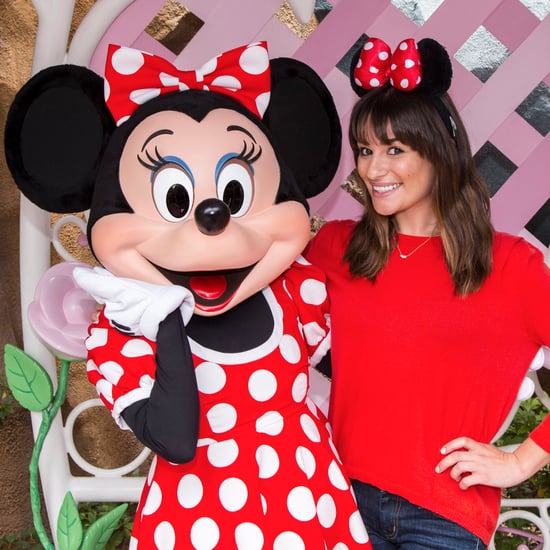 Lea Michele at Disneyland With Matthew Paetz Pictures