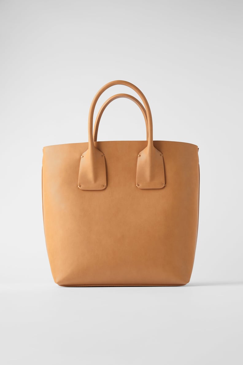 Zara Rigid Minimalist Shopper