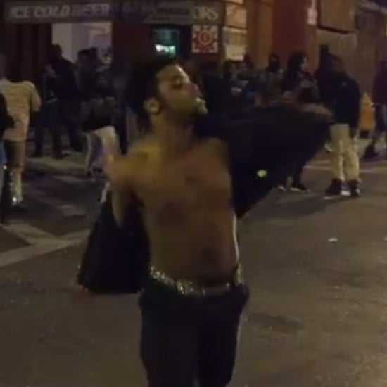 Man Dances to "Beat It" During Baltimore Riots | Video