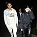Kendall Jenner Leather Pants With Ben Simmons