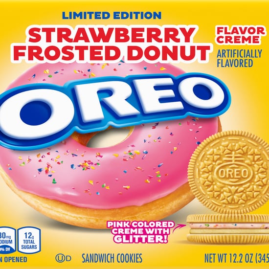 Oreo's Strawberry-Frosted Donut Oreos With Glittery Cream