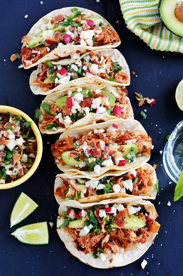 Recipe for a Crowd: Slow-Cooker Chicken Tinga Tacos