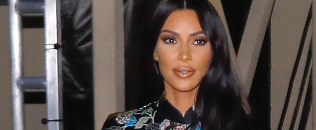 Kim Kardashian Floral Minidress at Jimmy Kimmel Live 2019