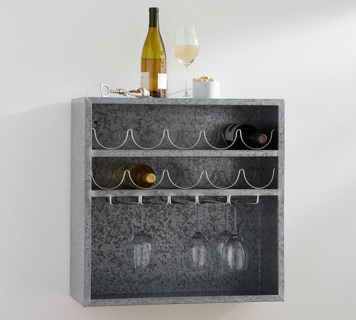 Antique Modular Wine and Glass Storage ($149)