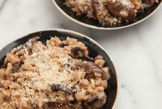 Pressure-Cooker Wild Mushroom Risotto