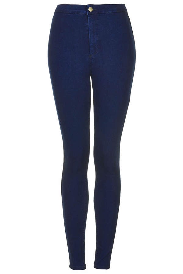 Topshop Moto intense blue joni jeans ($65)
