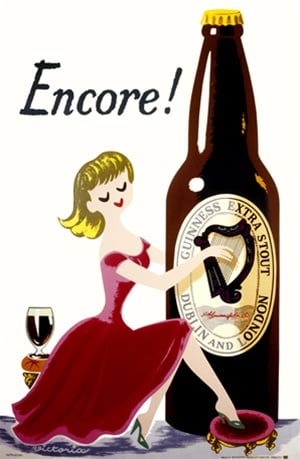 So should women play or drink their Guinness?