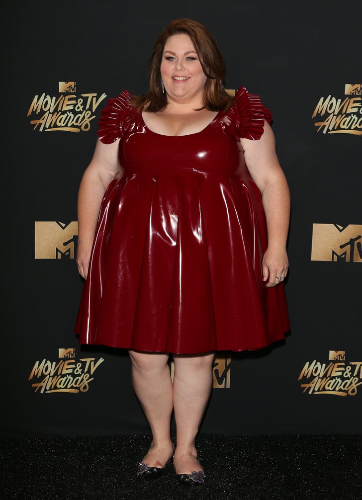 Wowing in a Jane Doe Latex Dress | Chrissy Metz Red Carpet Style ...