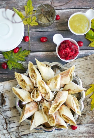 Thanksgiving Egg Rolls With Cranberry Chutney