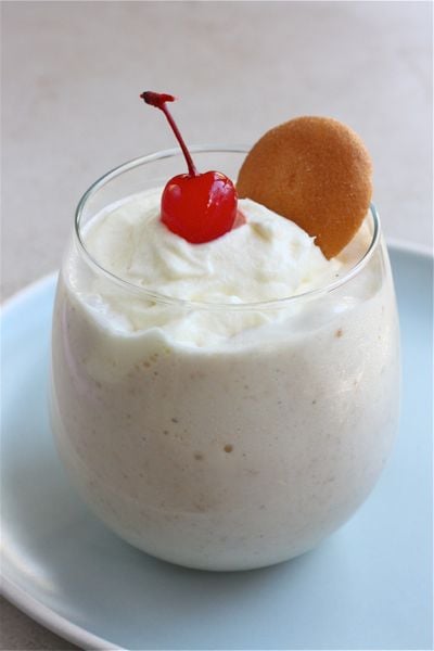 Roasted Banana Pudding Milkshake