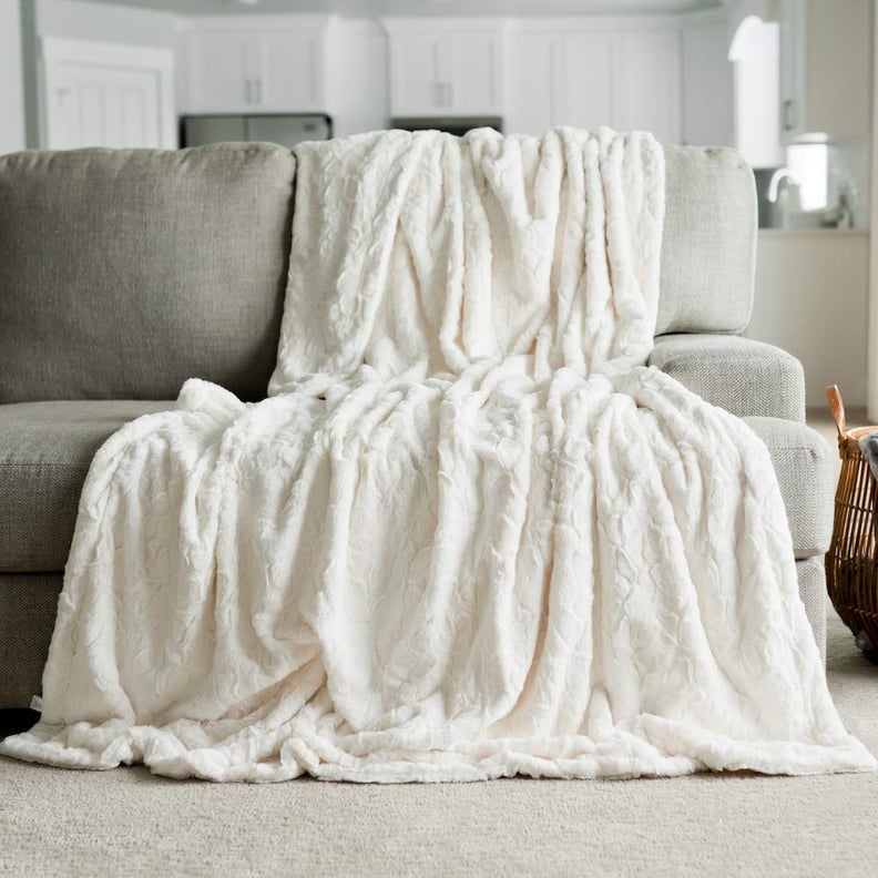 Graced Soft Luxuries Faux-Fur Throw Blanket