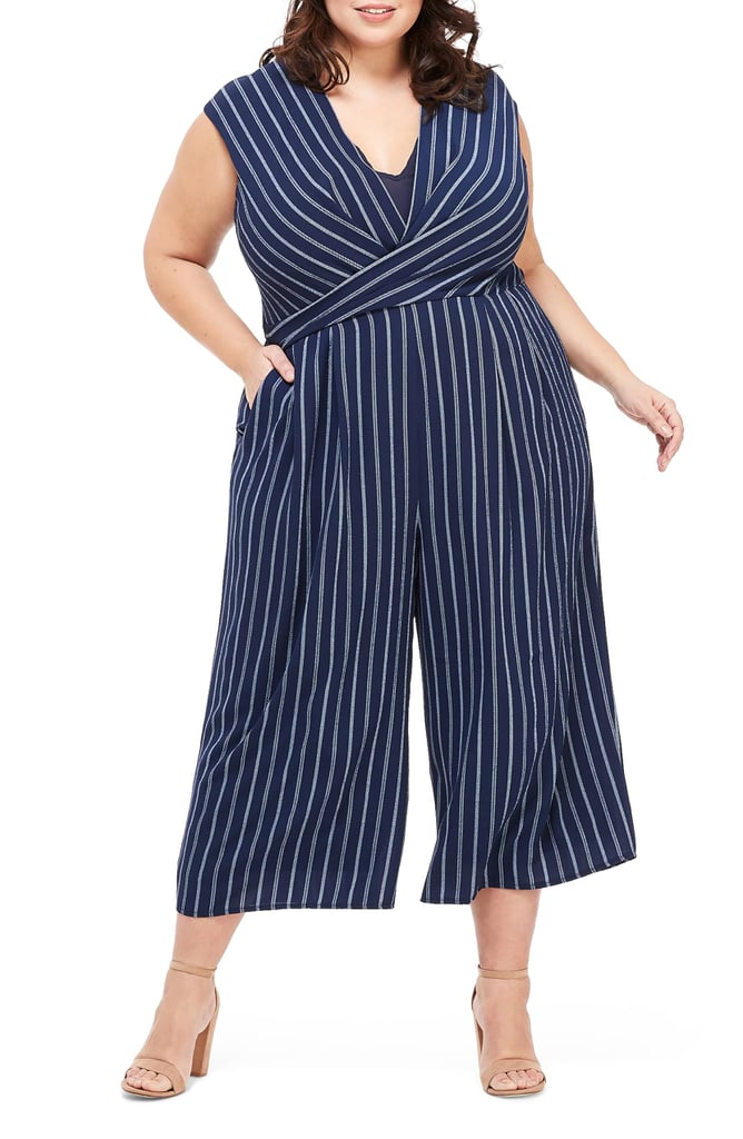 Maggy London Angie Rope Stripe Crop Jumpsuit