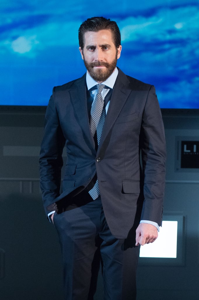 He gave a steely look in Paris in March 2017.