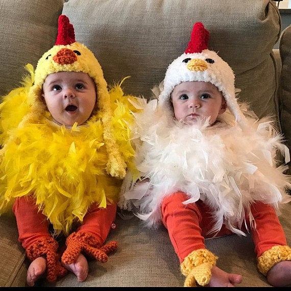 Twin Chicken Costumes
