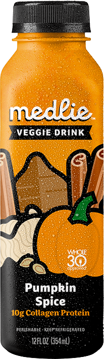 Medlie Pumpkin Spice Veggie Drink With Collagen