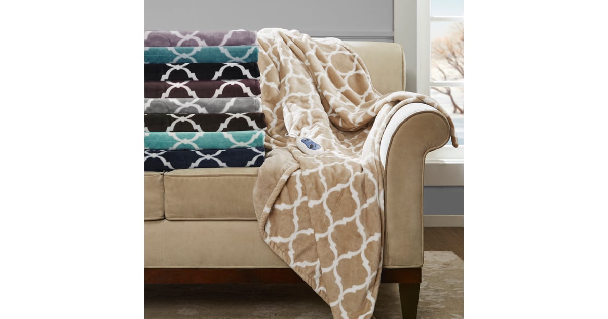 Best Target Electric Blanket Beautyrest Electric Ogee Printed