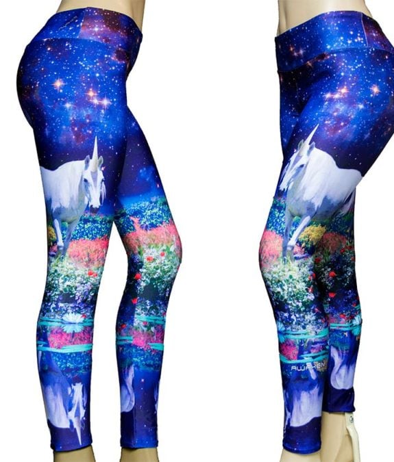 Unicorn in Starry Night Leggings