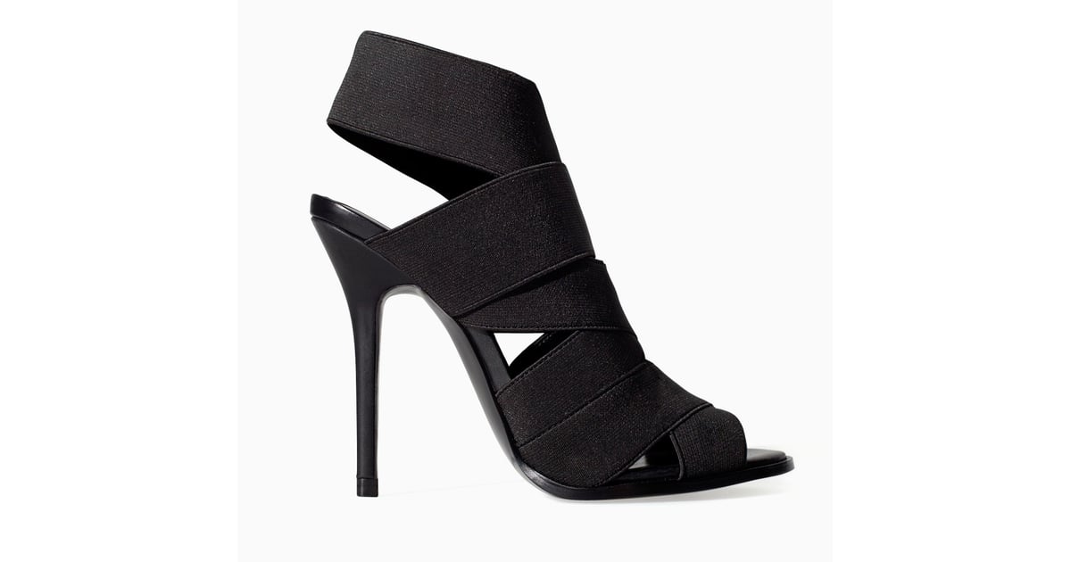 Zara black elastic band high heels ($100) | Best Shoes From Zara March ...