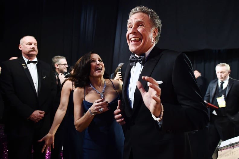 Julia Louis-Dreyfus and Will Ferrell at the 2020 Oscars