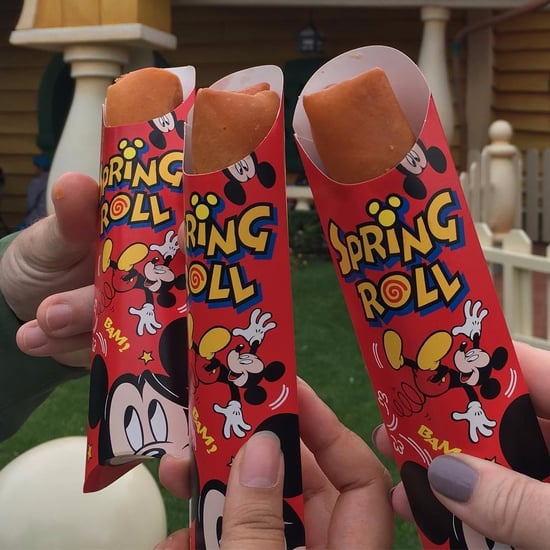 Pizza Spring Rolls at Tokyo Disneyland