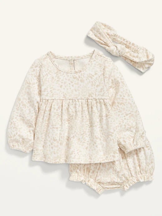 Old Navy 3-Piece French Terry Top, Bloomers and Headband Set