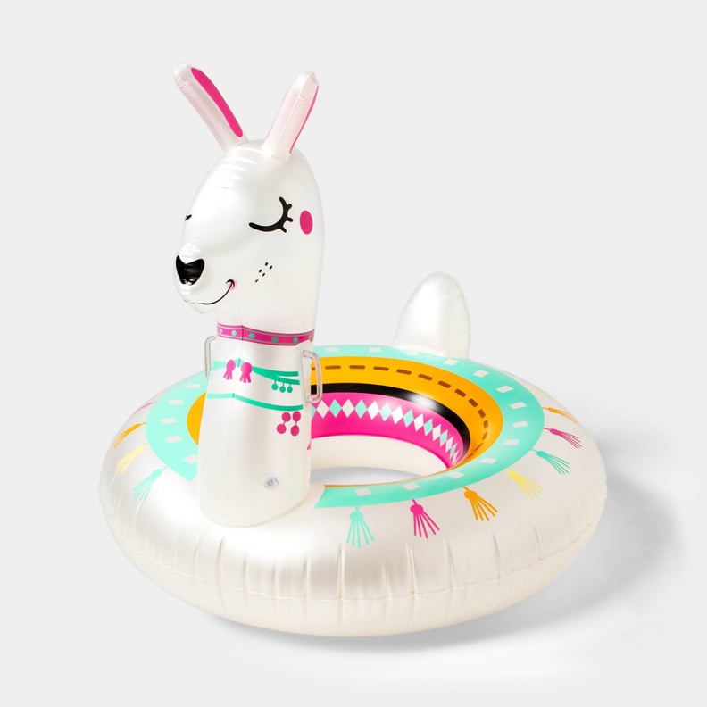 A Colorful Float: Llama Pool Float