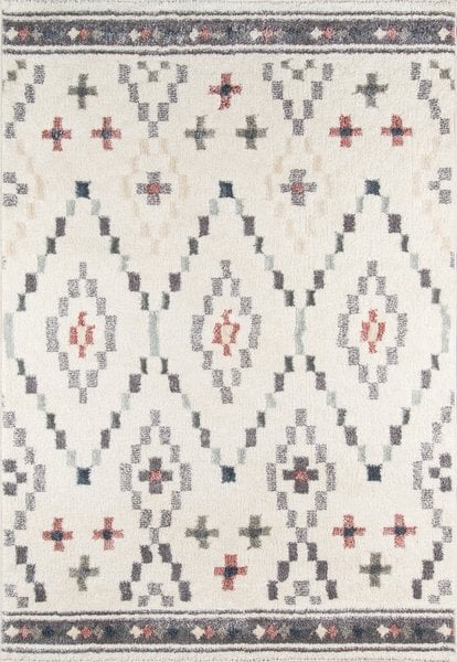 Rundell Shag Ivory Area Rug