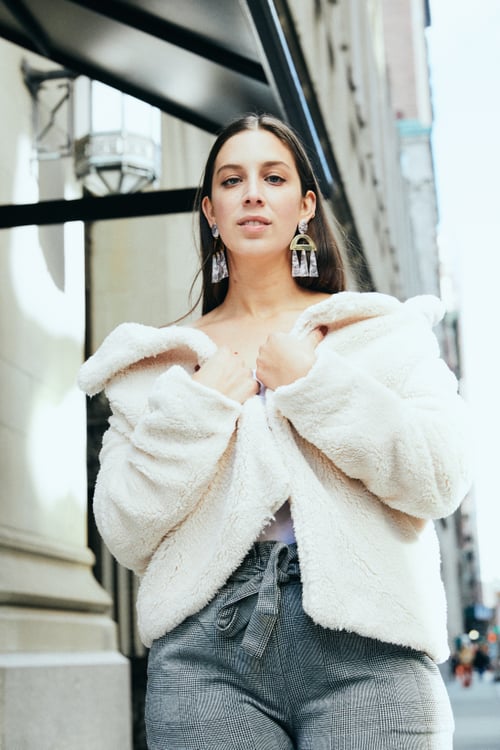 Fur coat charlotte discount russe