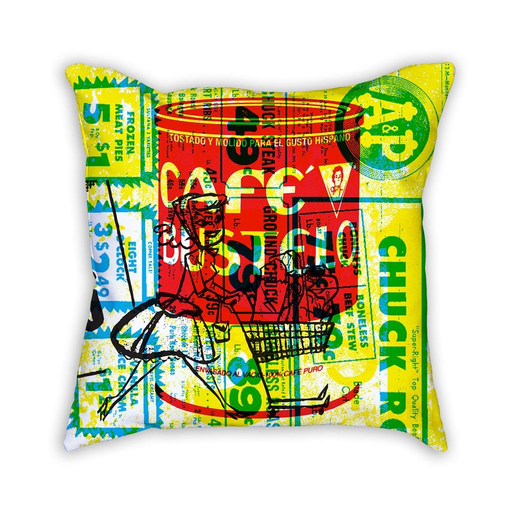 Supermercado (Bustelo) Throw Pillow ($35)