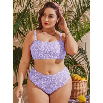 Violet Wire V Bra Bikini Top – FloralKini