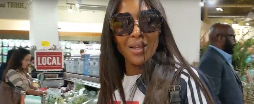 Naomi Campbell Shopping at Whole Foods Video
