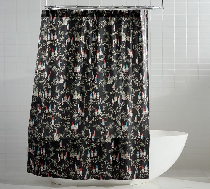 Forest Gnome Organic Shower Curtain