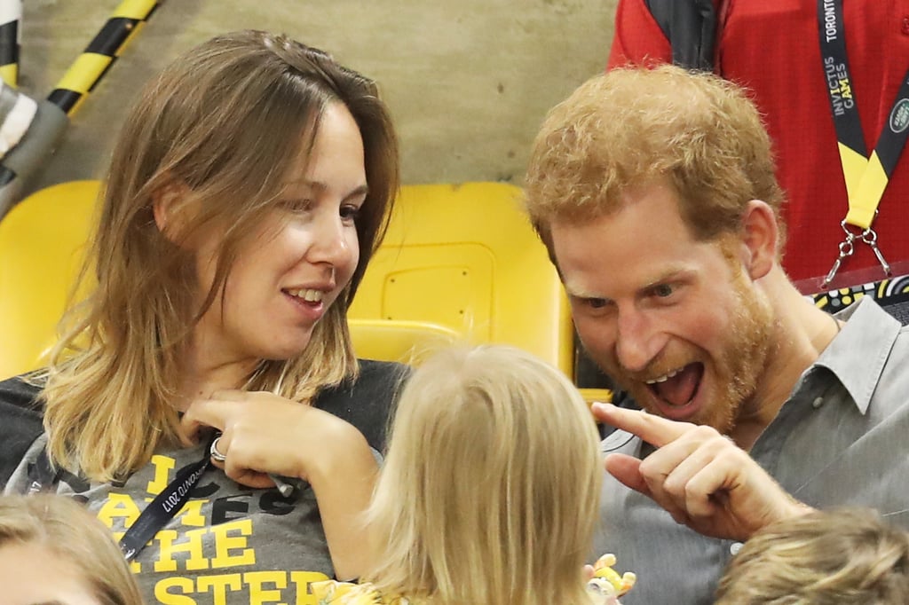 Prince Harry With Little Girl at Invictus Games 2017