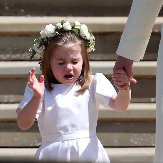 Princess Charlotte Sneezing at the Royal Wedding