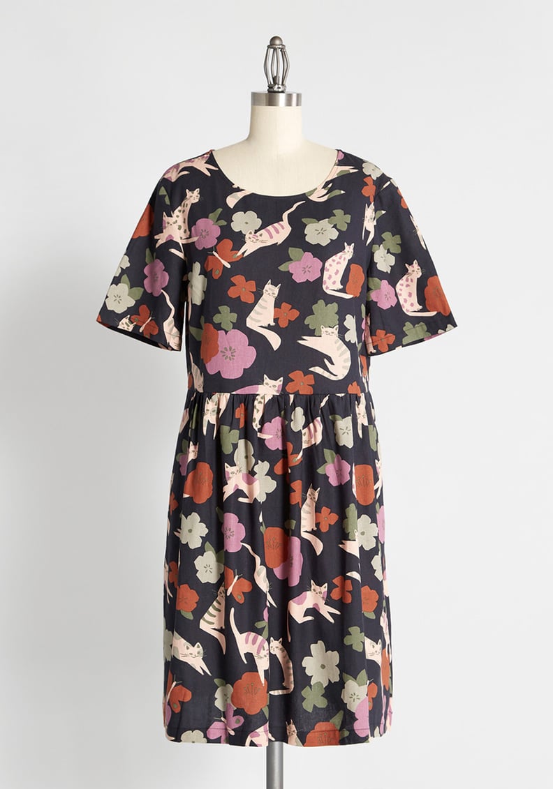 Paw-sitively Paradise Smock Dress