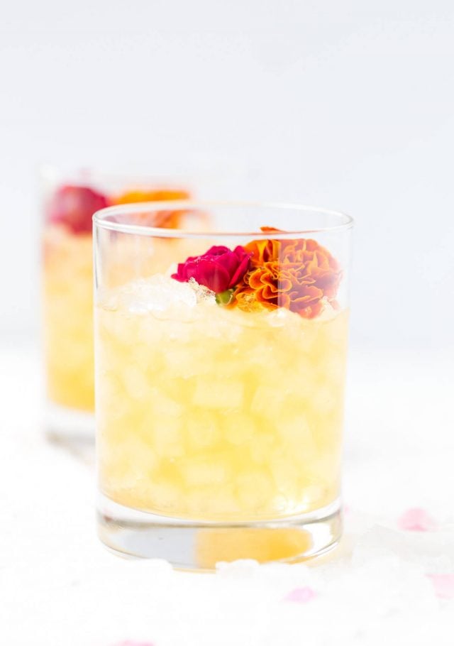 Mocktail食谱:花卉威士忌酸Mocktail