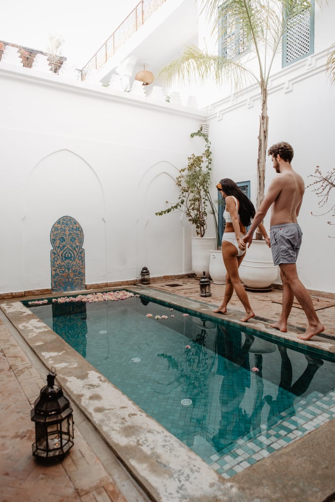 Sexy Moroccan Pool Couples Photo Shoot
