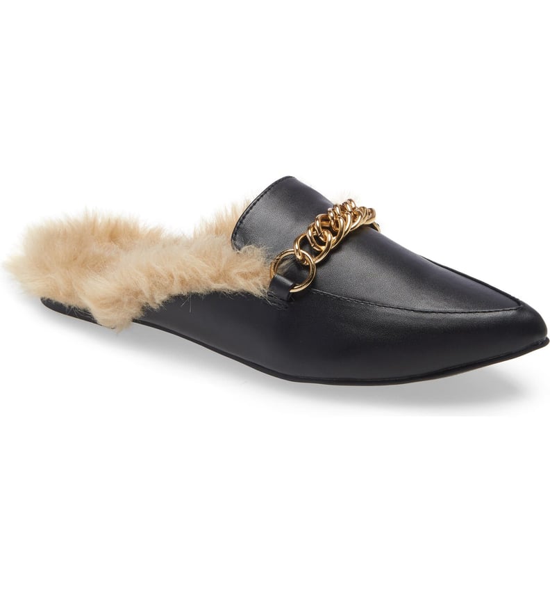 Steve Madden Foreseen Faux Fur Lined Mule