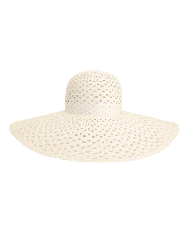 Inverni Iris Open Weave Wide Brim Hat ($388)