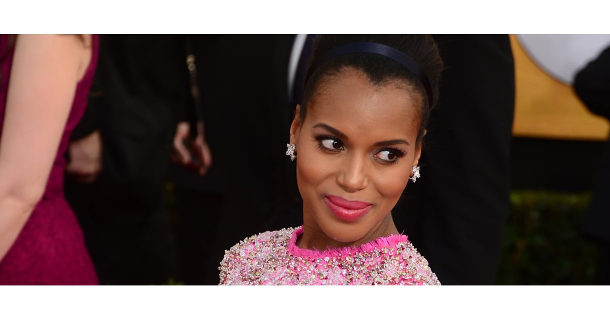 Kerry Washington At The Sag Awards 2014 Popsugar Celebrity 