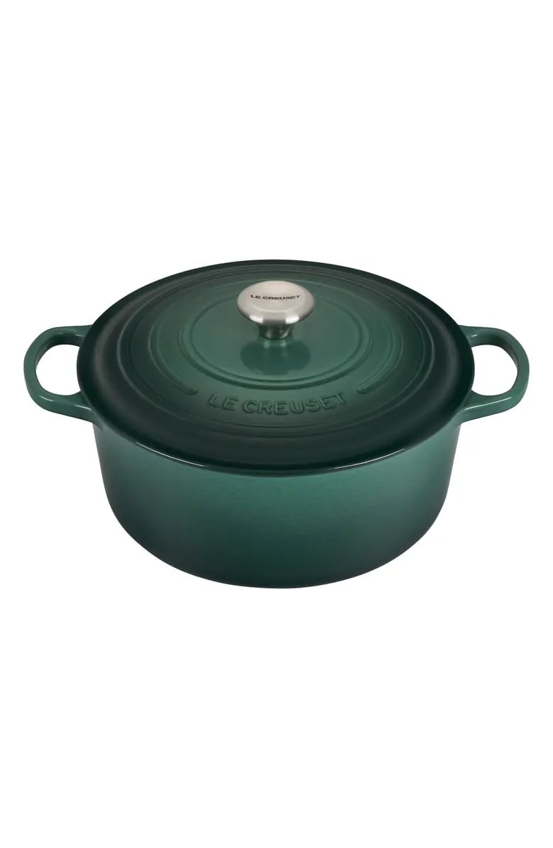 Kiss the Cook: Le Creuset Signature 7.25-Quart Round Enameled Cast Iron Dutch Oven