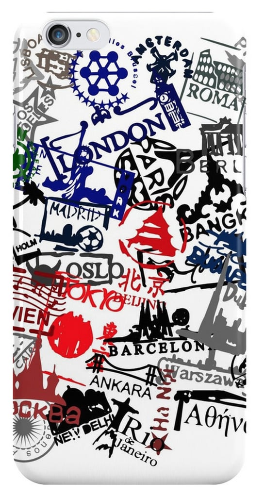 Forget passports. Keep all your travel stamps close with this graphic iPhone case ($25).