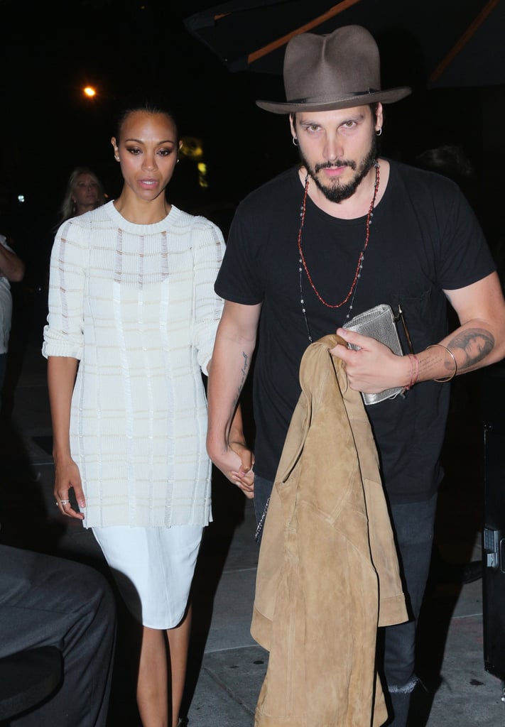 Zoe Saldana and Marco Perego LA Pictures September 2015