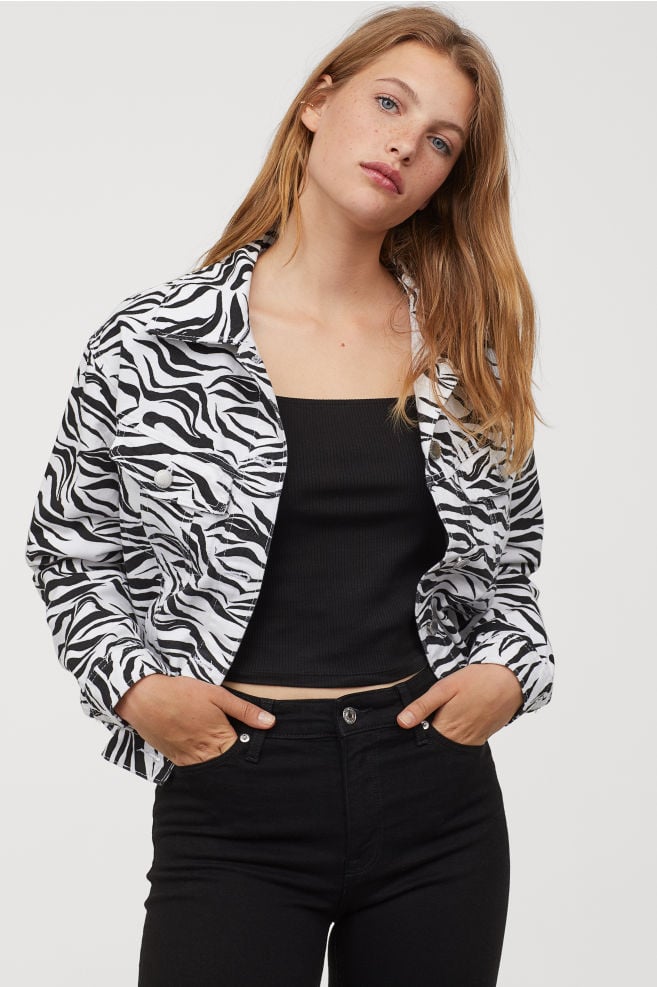 H&M Patterned Twill Jacket